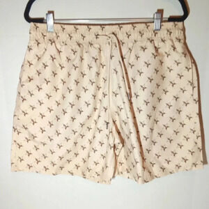 Jeffree Star tan swim shorts large men new